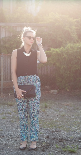 Watercolor Trousers via Darling Cashmere